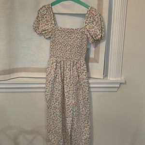 J. Crew Floral Midi with Slit and Pockets